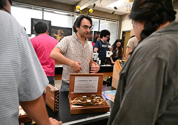 Dino Sbardellati, doctoral student in Rachel Vannette lab