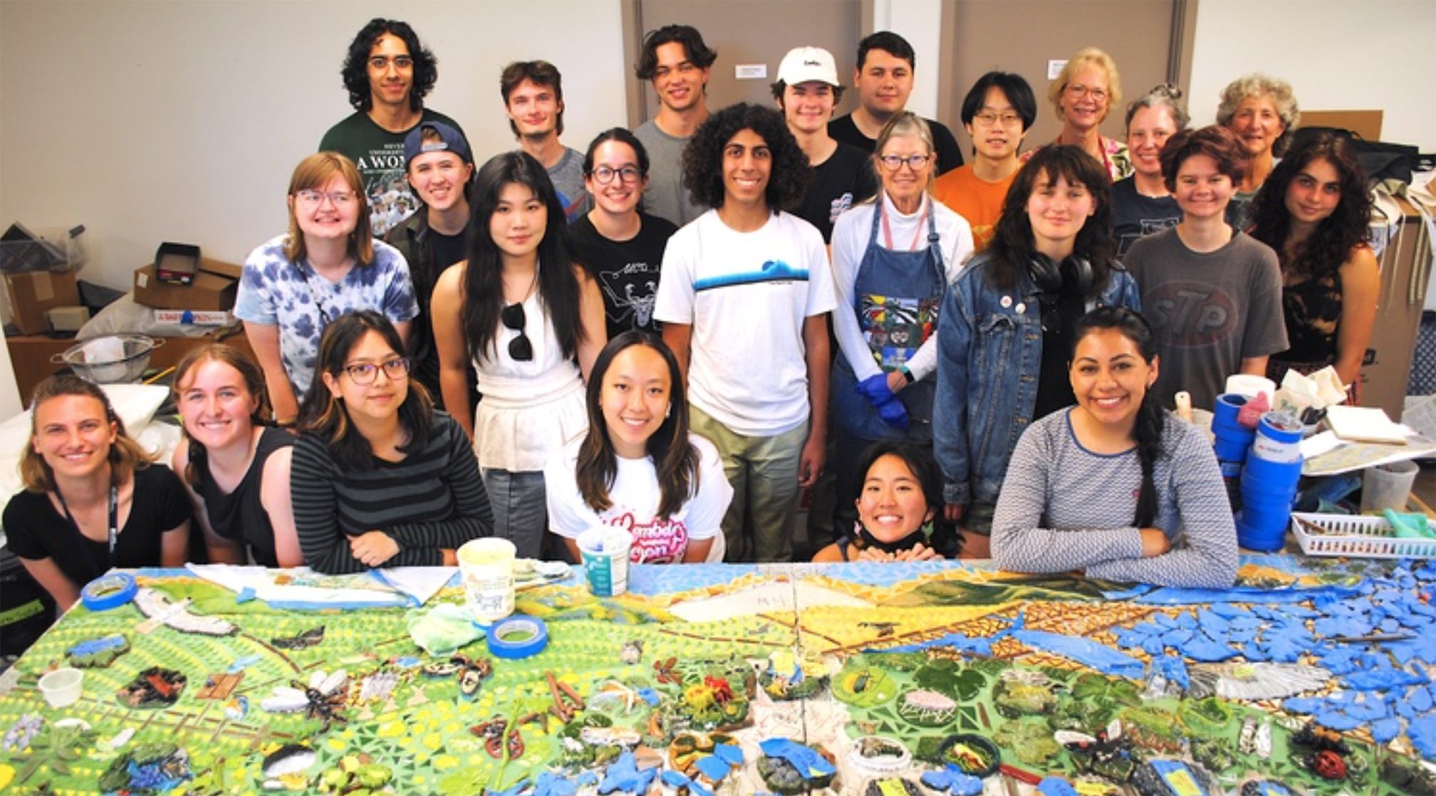 UC Davis students and faculty and community in the UC Davis Art-Science Fusion Program.