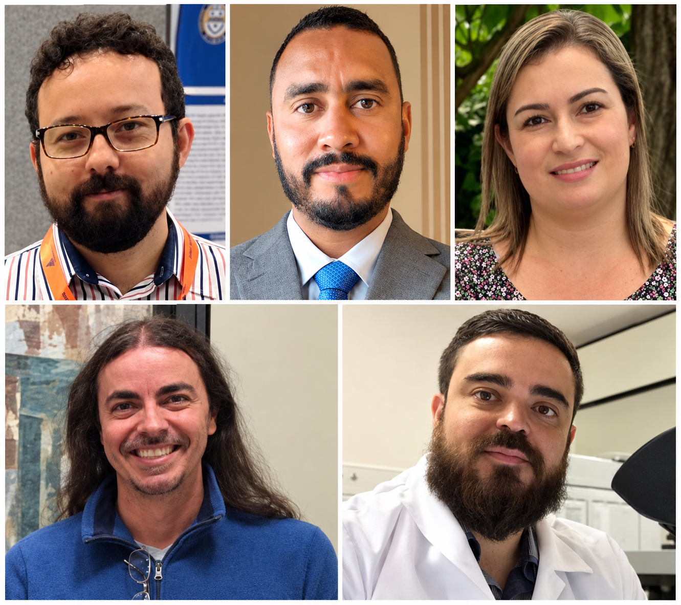 Five collaborators with the Hammock lab.
