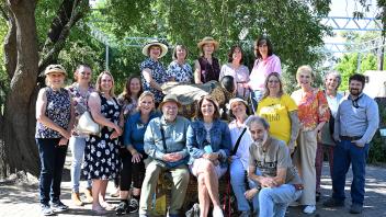 UC Davis Haven crew with Vacaville Museum Guild members