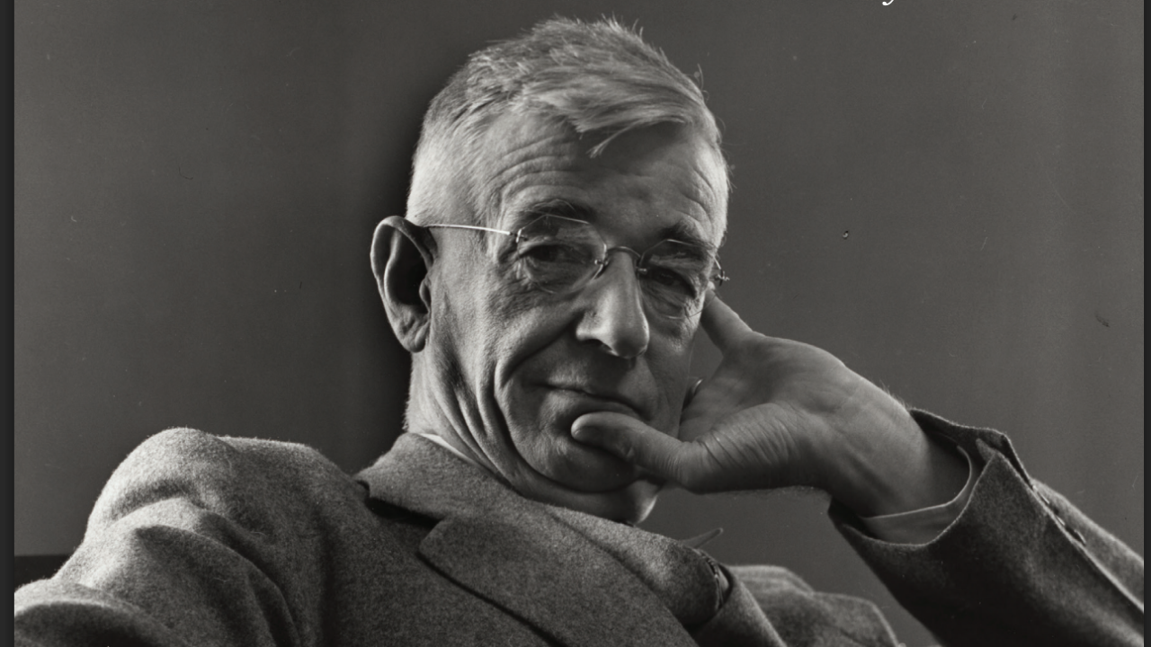 Vannevar Bush (1890-1974), who said scientific research is important to national security and economic well-being, was chiefly responsible for the movement that led to the creation of the National Science Foundation.