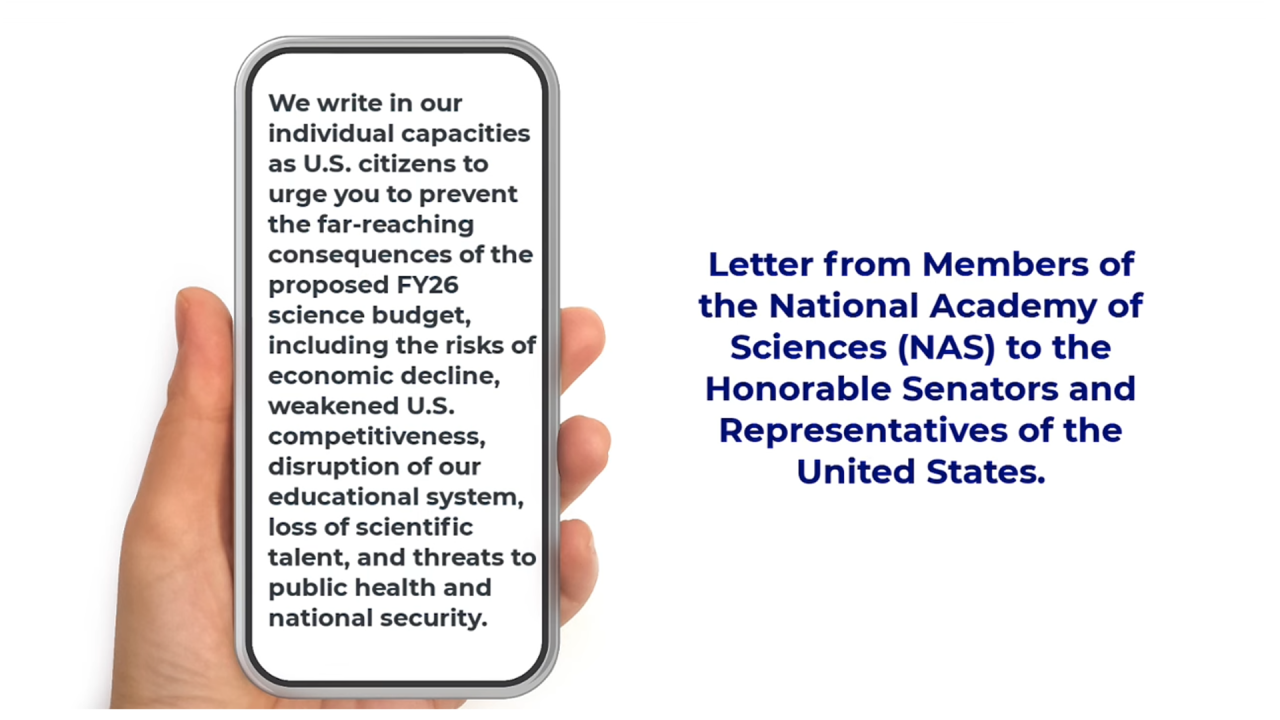 Members of the National Academy of Sciences penned a letter to Congress about the proposed budget cuts. UC Davis Distinguished Professor Walter Leal created a video showcasing the letter.