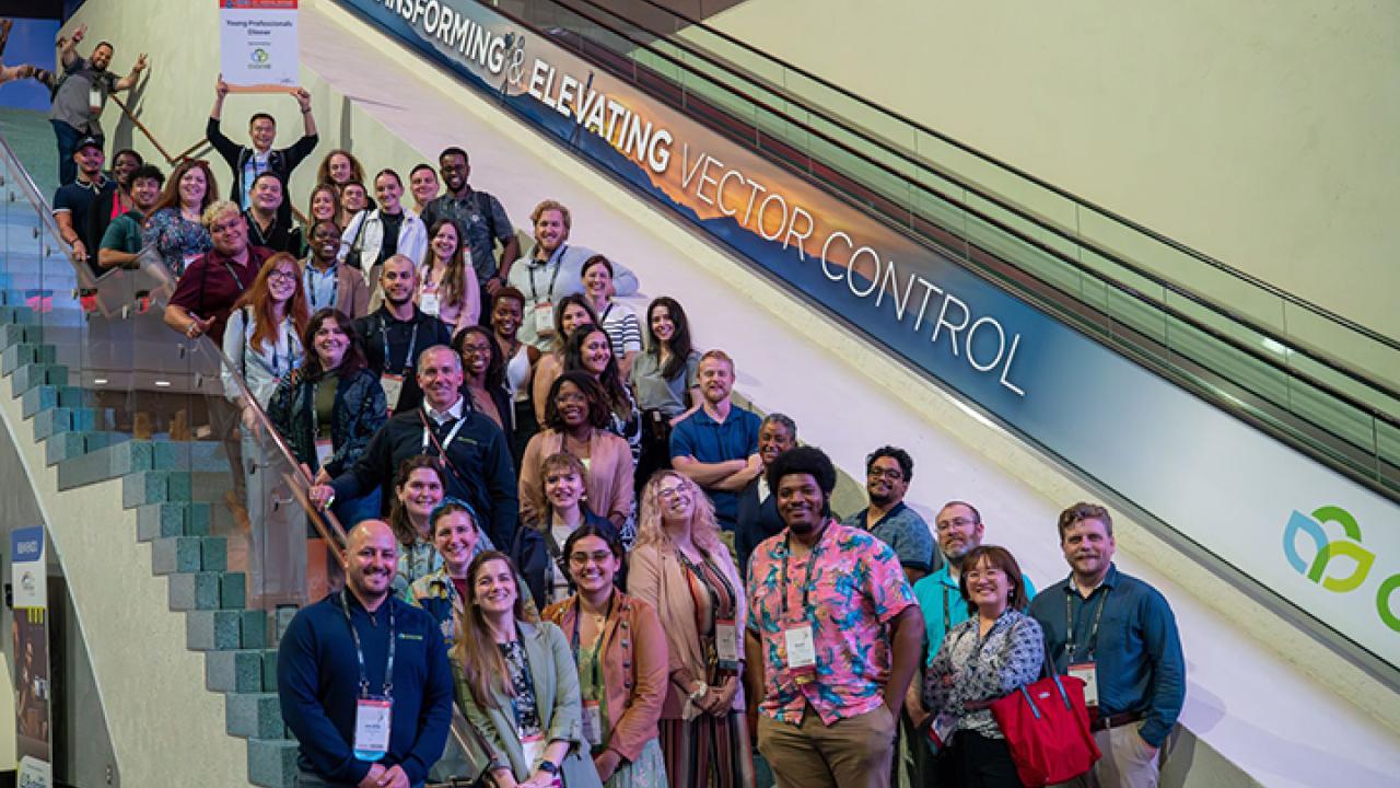The Young Professionals of the American Mosquito Control Association "on the move."
