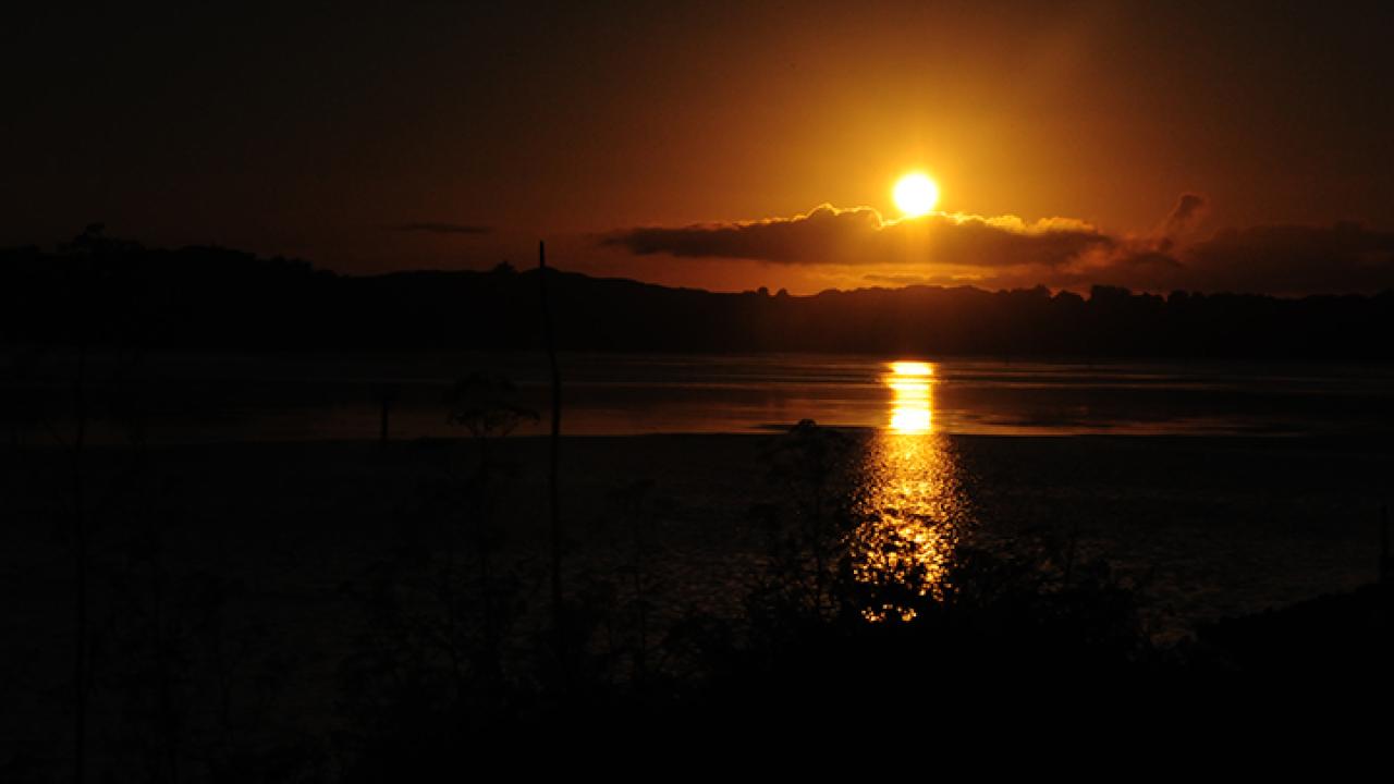 Sunset at Bodega Bay.