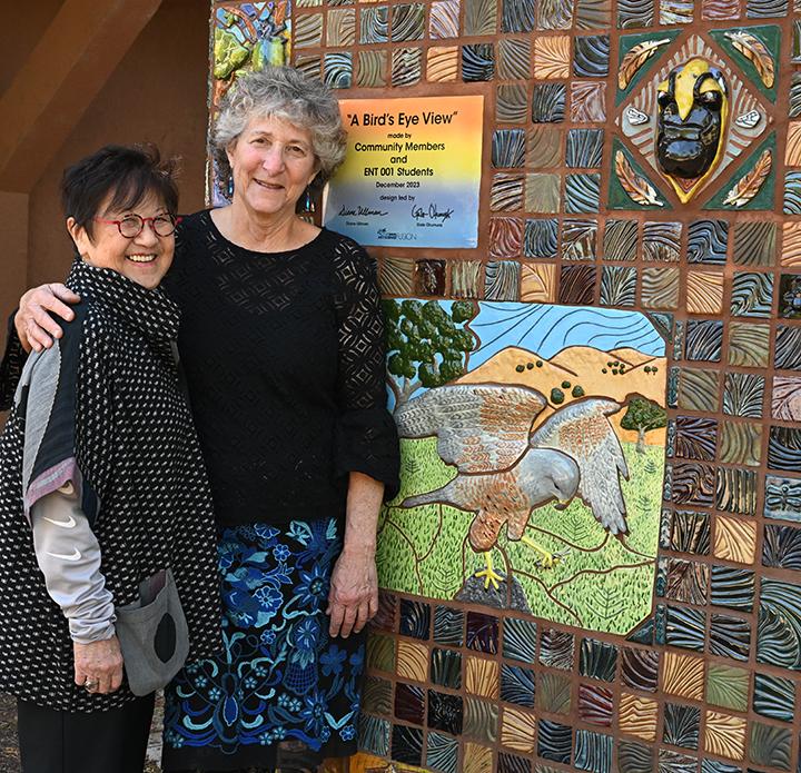 Gale Okumura (left) and Diane Ullman