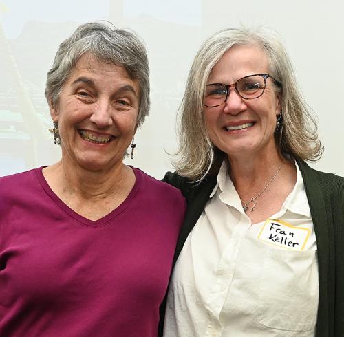 UC Davis distinguished professor emerita Lynn Kimsey and her former doctoral student, Fran Keller, now a professor at Folsom Lake College