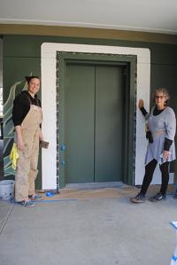 Amanda Larson Diane Ullman inner trim tiles finished