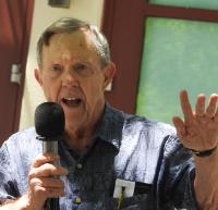 UC Davis professor emeritus Hugh Dingle (Photo by Kathy Keatley Garvey)