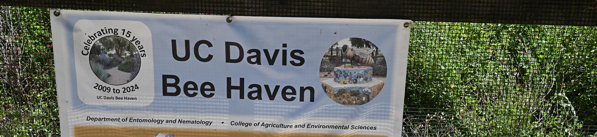 Entrance to the UC Davis Bee Haven